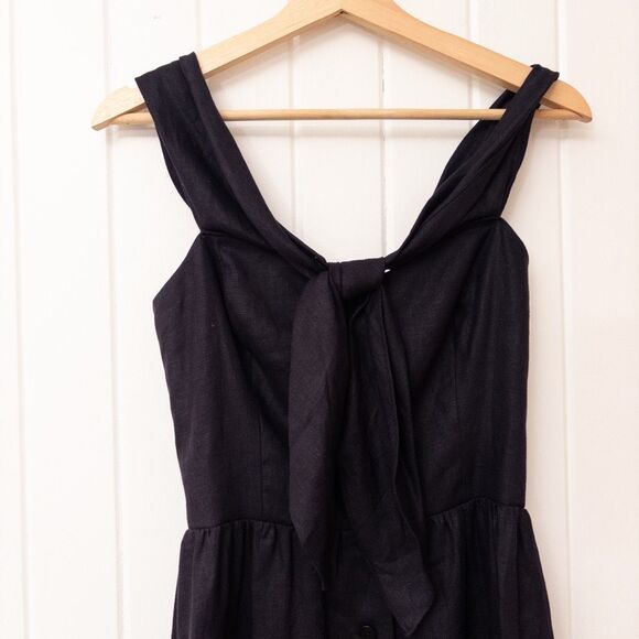 Reformation Barrington Linen Dress Size 4 - Picture 3 of 10